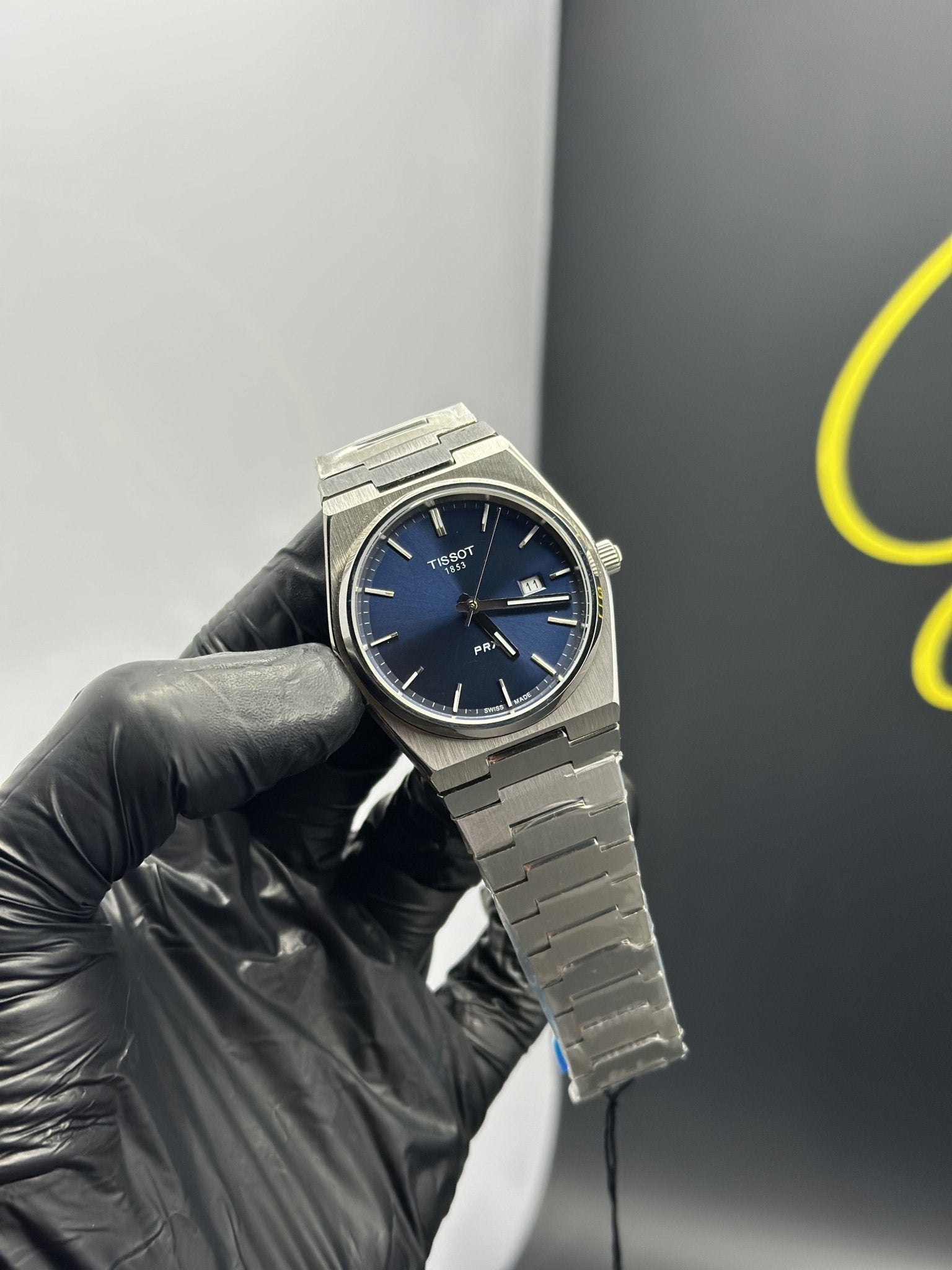 Tissot Bracelet Quartz 40mm Stainless Steel Silver Bracelet Blue Dial – men’s watch