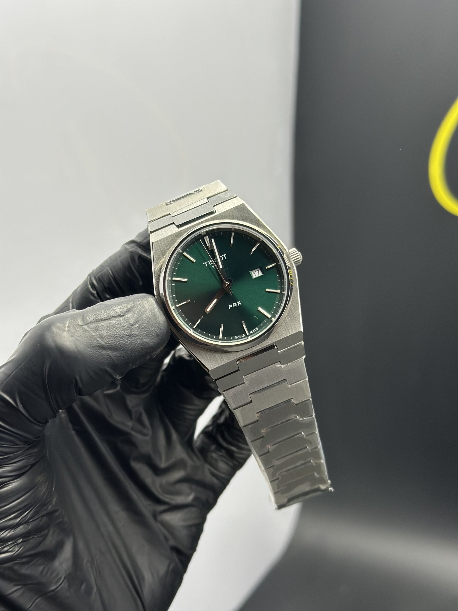 Tissot Bracelet Quartz 40mm Stainless Steel Silver Bracelet Green Dial – men’s watch