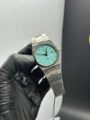 Tissot Bracelet Quartz 40mm Stainless Steel Silver Bracelet Tiffany Textured Dial – men’s watch