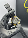 Tissot Strap Automatic 40mm Silicone Strap Black Strap Gold Textured Dial – men’s watch