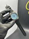 Tissot Strap Quartz 40mm Silicone Strap Black Strap Tiffany Textured Dial – men’s watch