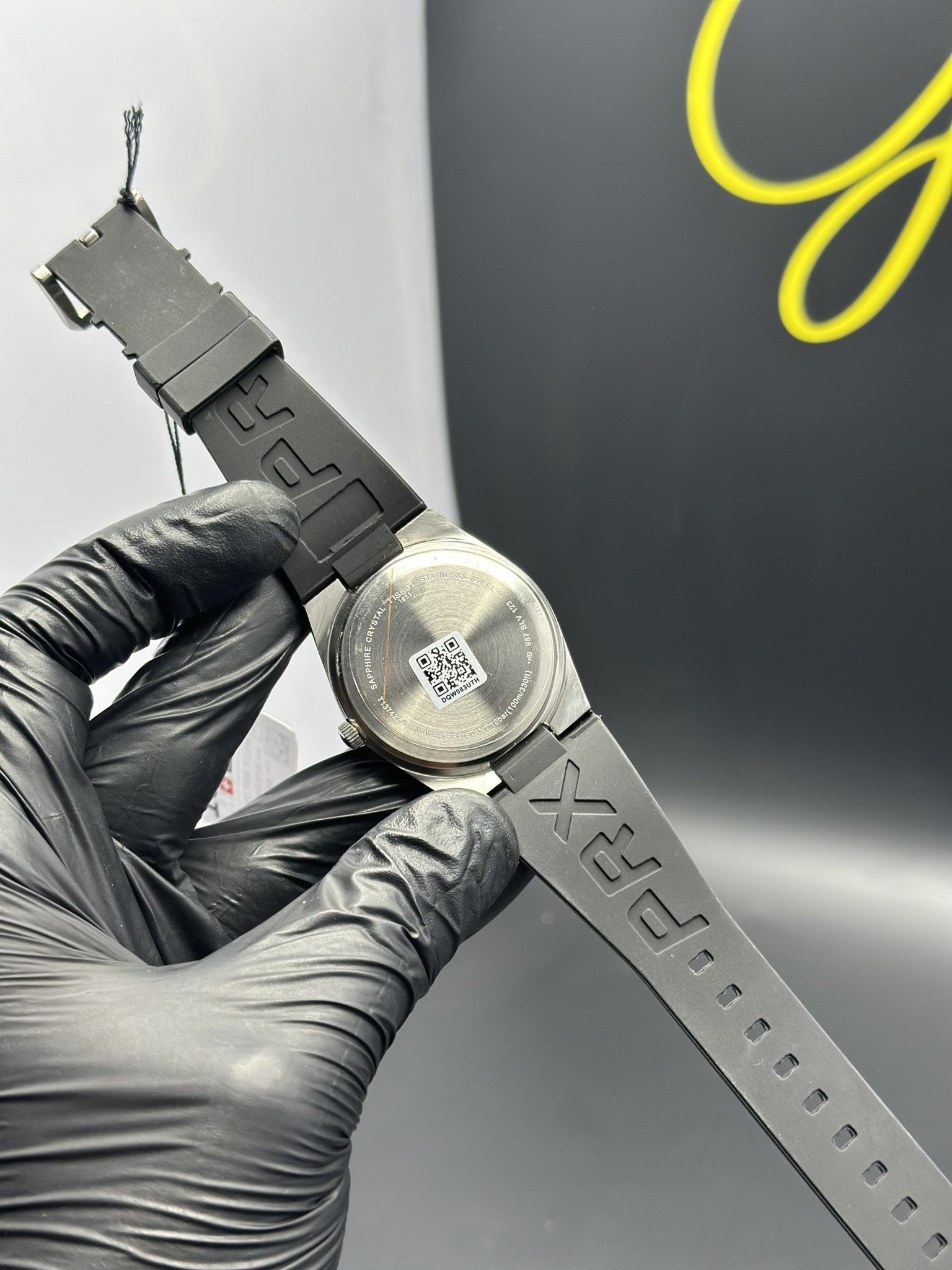 Tissot Strap Quartz 40mm Silicone Strap Black Strap White Dial – men’s watch