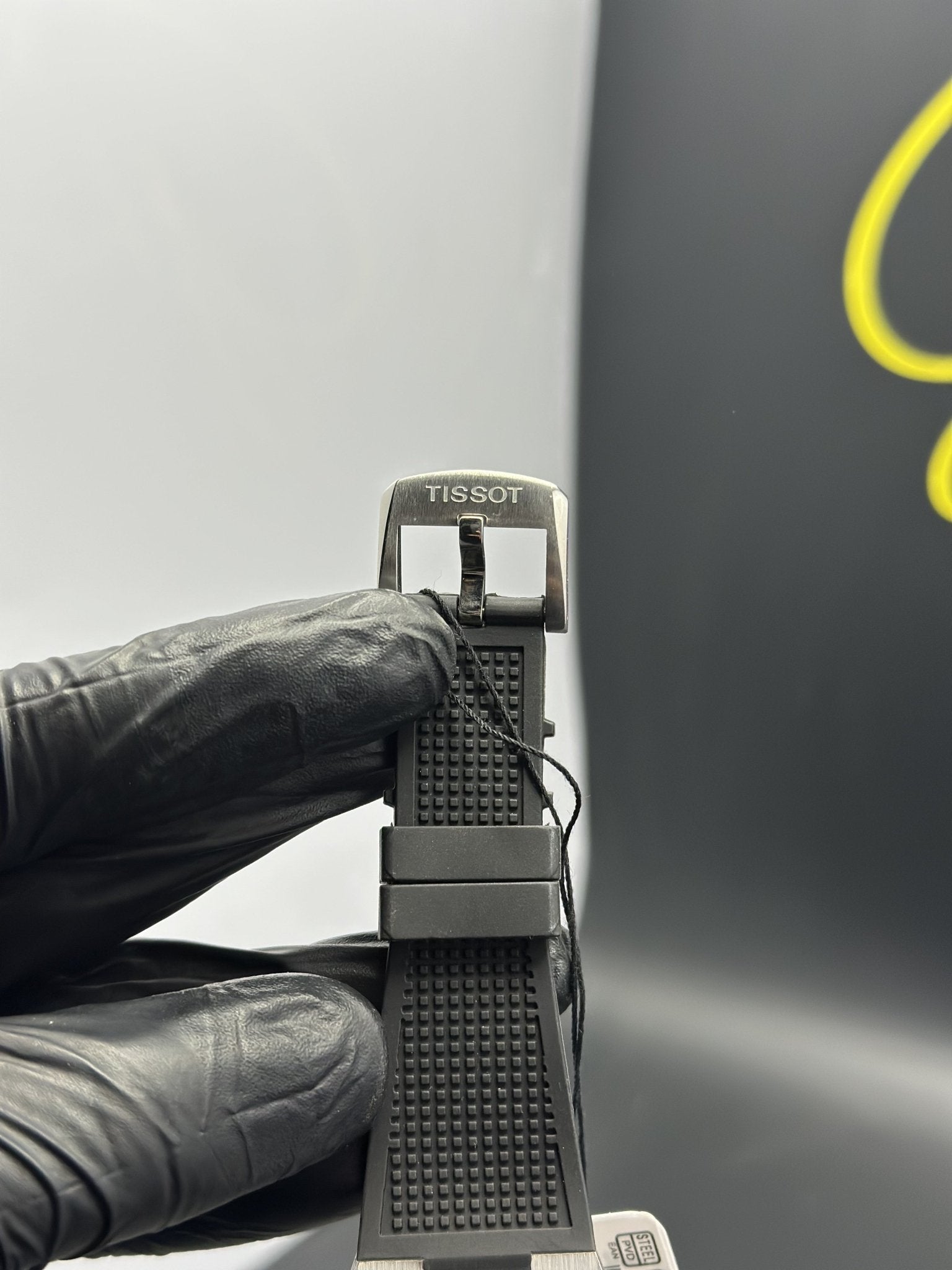 Tissot Strap Quartz 40mm Silicone Strap Black Strap White Dial – men’s watch