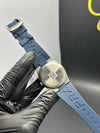 Tissot Strap Quartz 40mm Silicone Strap Blue Strap Blue Dial – men’s watch